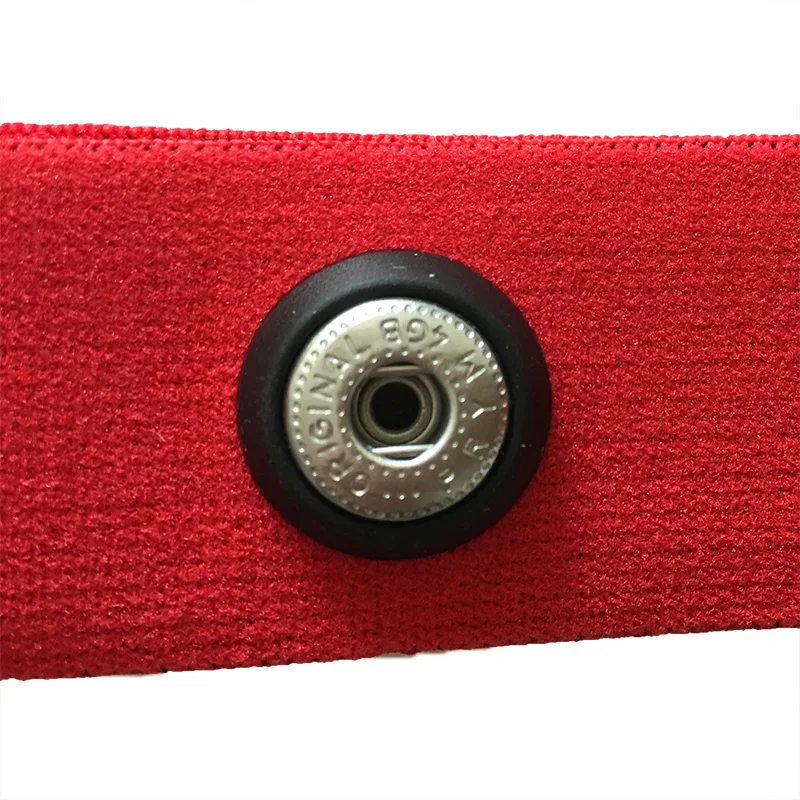 Высокое качество Красный эластичный нагрудный ремень ремешок для Wahoo Garmin Polar Спорт Бег пульсометр Ant+ Bluetooth 4,0