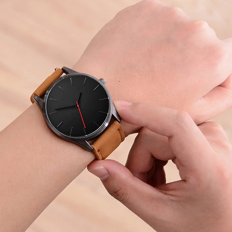 

2019 NEW Luxury Brand Men Sport Watches Men's Quartz Clock Man Army Military Leather Wrist Watch Relogio Masculino