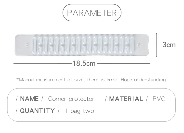 Мебель столкновения края окантовка детский стул защита ограничитель стола полосы стол угловой бампер мягкий угловой подушки Pad 2 шт