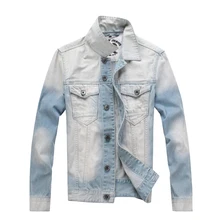 HOT 2017 Spring and Autumn new retro men fashion cowboy jacket male trend Japanese Slim young