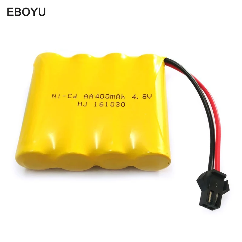 Аккумулятор EBOYU 4 8 в 400 мАч Ni-Cd AA SM 2P штекер для YD003 1801 1802 RC гоночный автомобиль