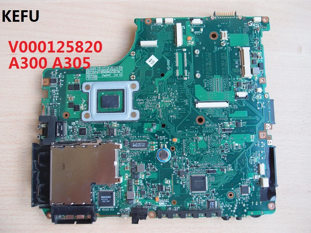 Kefu V000125820 для Toshiba Satellite A300 A305 Материнская плата ноутбука DDR2 рабочих