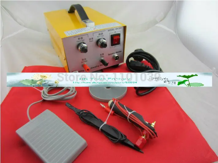 

FREE SHIPPING Electronic Sparkle Jewelry Welder, Jewelry Soldering Machine, 220V with extra 1 set Complete Accessaries