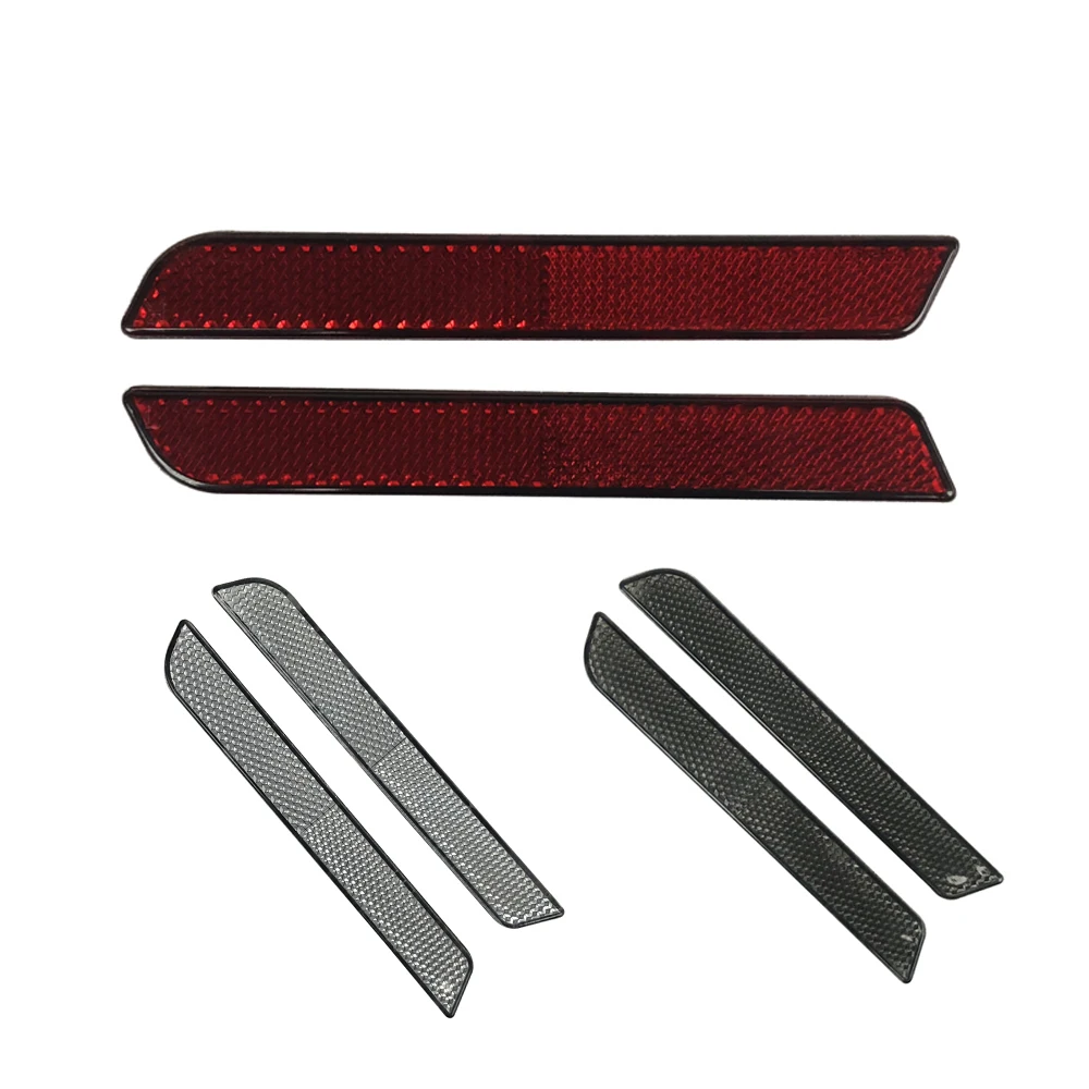 

motorcycle Reflector Hard Saddlebag Latch Covers Reflectors Fits Warning paste case for Harley Electra Road Glide Touring 94-13