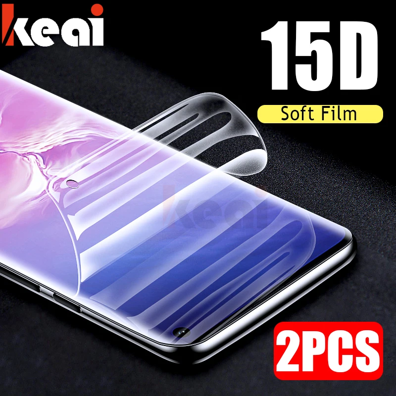15D защита экрана с изогнутыми краями для Samsung Galaxy S8 S9 S10 Plus S10E полная защитная