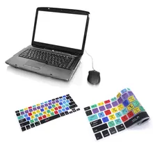 NOYOKERE США/ЕС английская силиконовая клавиатура с ярлыками в стиле милитари Фотошоп для защиты клавиатуры для Macbook Pro/Air 13 15 17