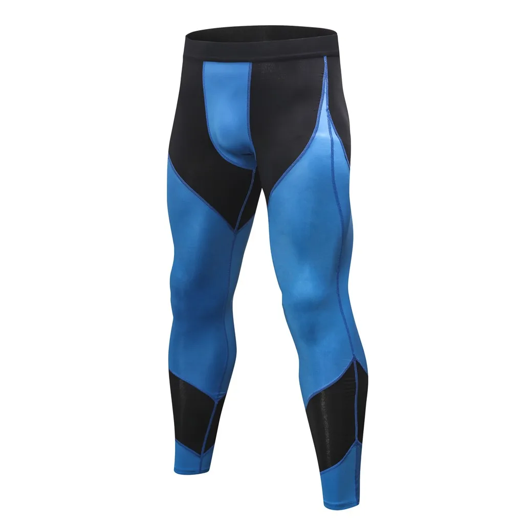 

Men's Summer New Colour-Coloured Spliced Pants Running Training Yoga Pants Push Up Professional Running Fitness Gym