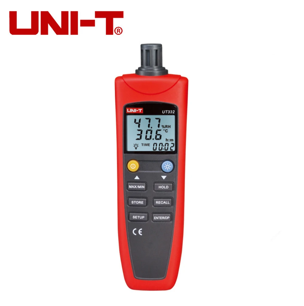 

UNI-T UT332 Digital Thermo-hygrometer Thermometer Temperature Humidity Moisture Meter Sensor w/ USB & Power Saving Mode