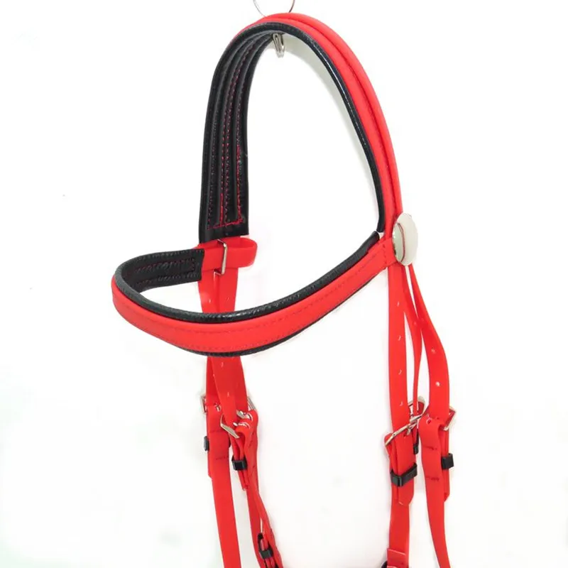 Water Horse Equestrian bridle rein fork PVC water horse bridle reins Le stainless steel armature shipping