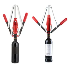 Двухрычажный штопор для бутылок вина с 2 ручками для домашнего приготовления вина