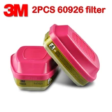 3 м 60926 органический паровой антивирусный фильтр P100 защитный фильтр для хлора газа аммиака Интегрированный фильтр