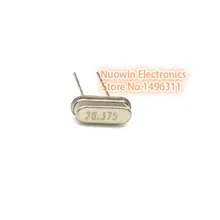 100 шт. HC-49S 28,375 МГц 20ppm 20pF Кварцевый резонатор