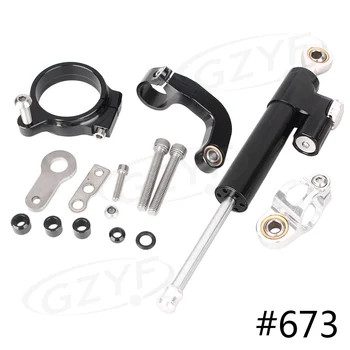 

CNC Motorbike Steering Damper Stabilizer Safety Control w/ Mounting Bracket Holder Kit For BMW R1200GS CL 2013 2014 2015 2016