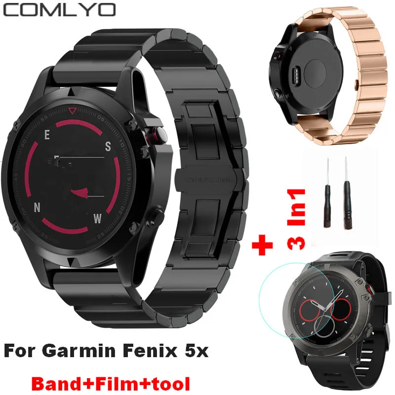 fenix 5x strap size