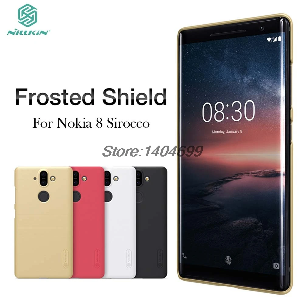 

sFor Nokia 8 Sirocco Case Nokia 8 Sirocco Matte Case Nillkin Frosted Shield Hard Back Cover Case For Nokia 8 Sirocco