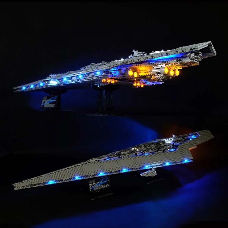 

Led Light Set For Lego Star Wars 10221 Compatible 05028 Star Destroyer Building Blocks Bricks Toys (LED light+Battery box)