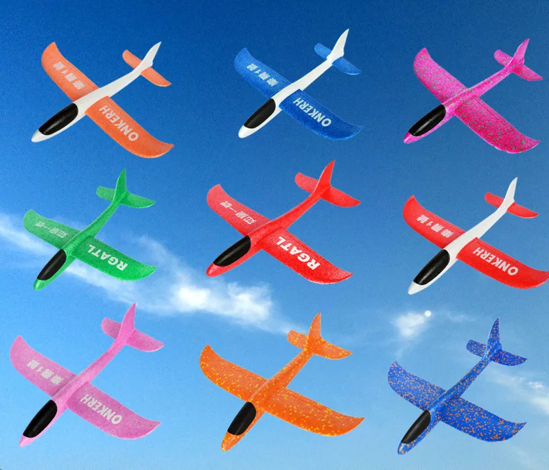 1 pièces bonne qualité 31cm Epp main lancement avion mouche planeur jouet avion main jet mousse avion modèle jouets pour enfants enfants cadeaux