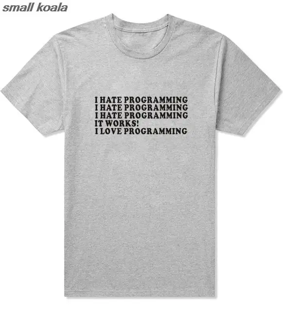 Summer New I HATE PROGRAMMING FUNNY Computer Programmer
