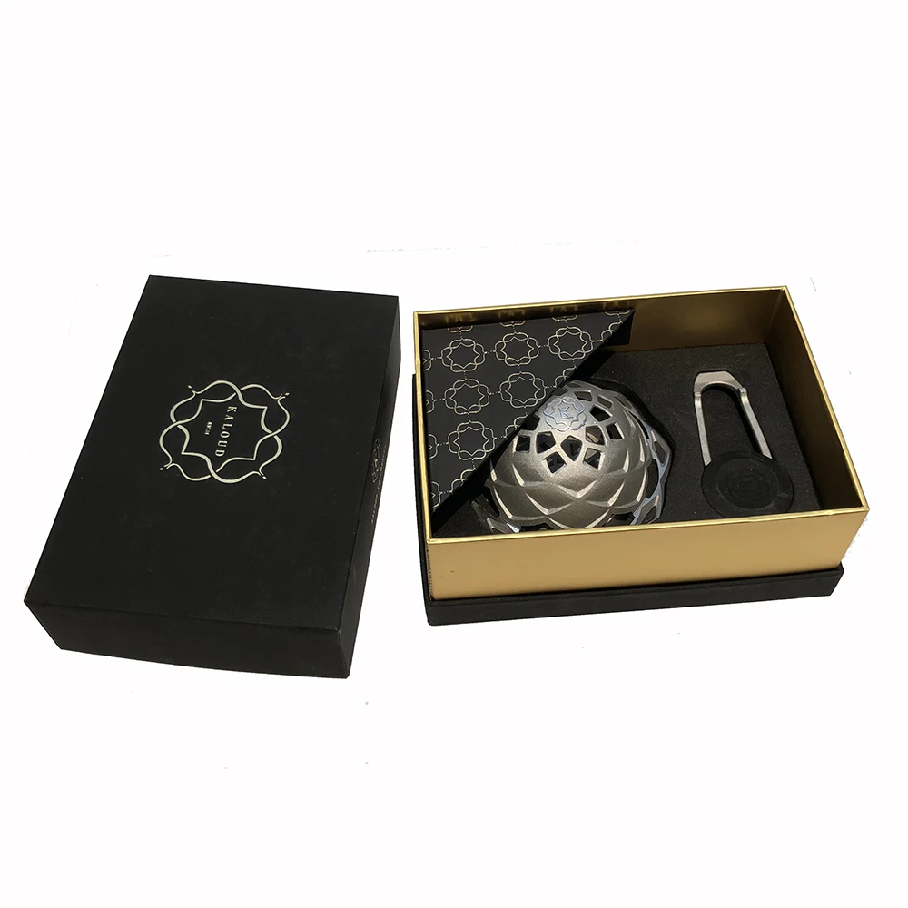 

Kaloud Lotus Charcoal Holder With Box Heat Management System Hookah Kaloud Nargile Sheesha Cachimbas Shisha Bowls Accessory