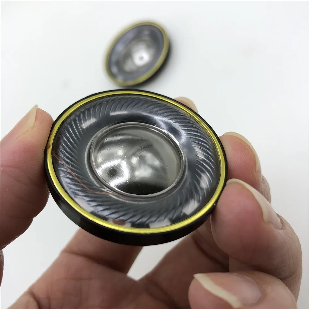 New 40mm Speaker Unit for DIY Headset Excellent Sound Titanium Driver Copper Ring Clear Vocal Deep Bass Highly Recommended