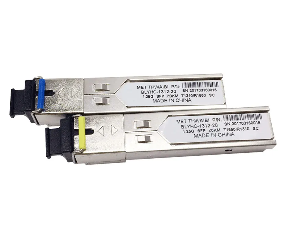 1 25G SC SFP трансивер 20KM разъем модуль WDM/BIDI mini 1000M sfp волоконно-оптический | Мобильные