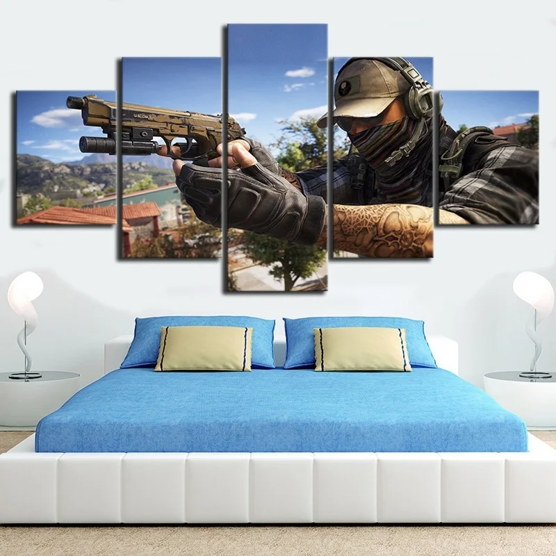 5-Piece-Video-Game-Ghost-Recon-Poster-HD-Wall-Picture-Canvas-Painting-Children-Room-Wall-Painting (1)
