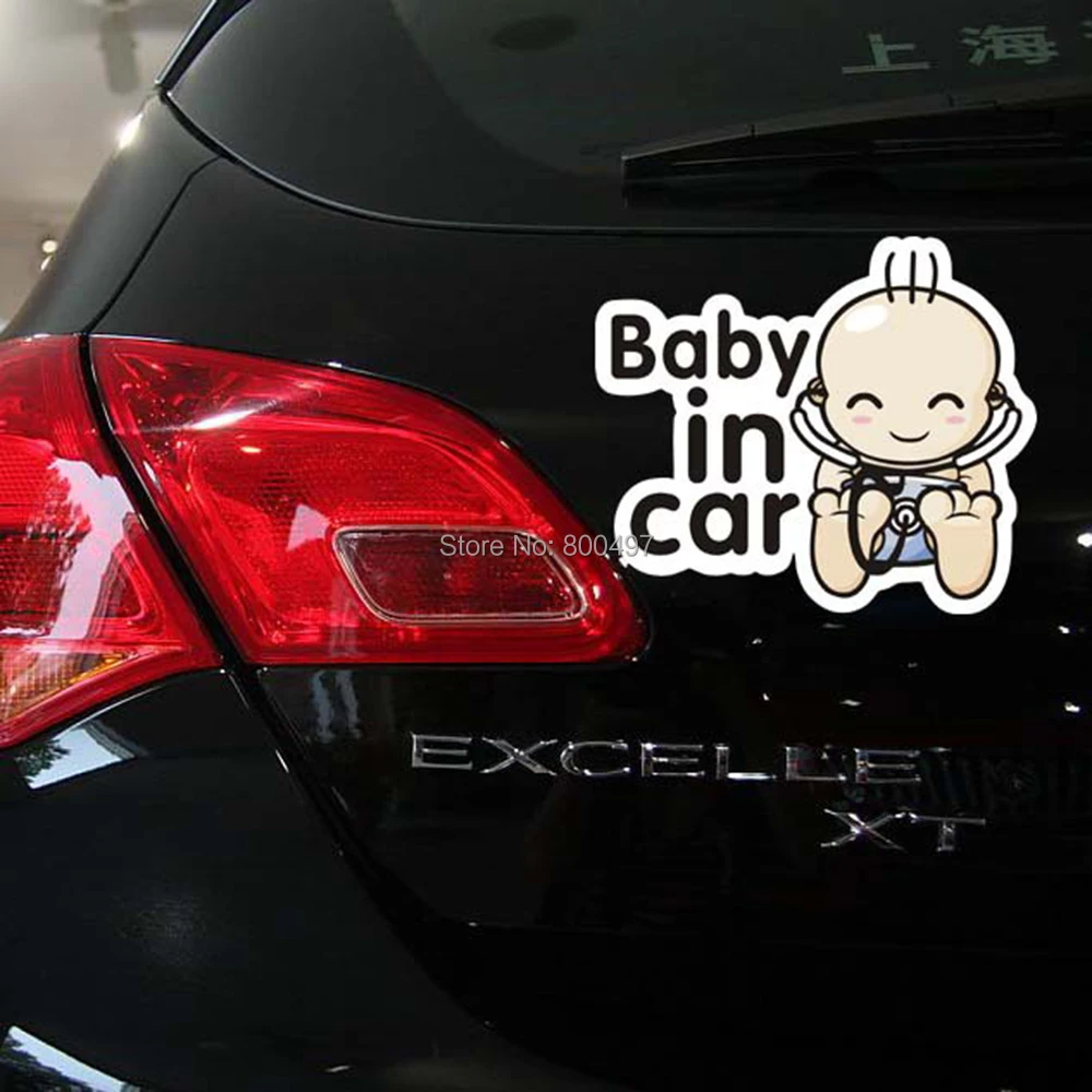 

Newest Design Funny Car Sticker Baby in Car Decal for Toyota Ford Chevrolet Volkswagen Tesla Honda Hyundai Kia Lada
