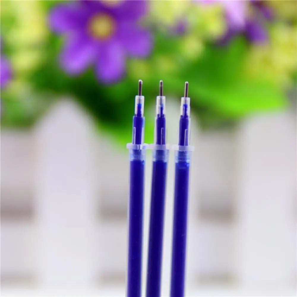 20 шт гелевая ручка с нейтральными чернилами 0,5 мм, заправка нейтральной ручки, хорошее качество, заправка пулей, 3 цвета, для офиса и школы, высокое качество - Цвет: Needle Tip Of Blue