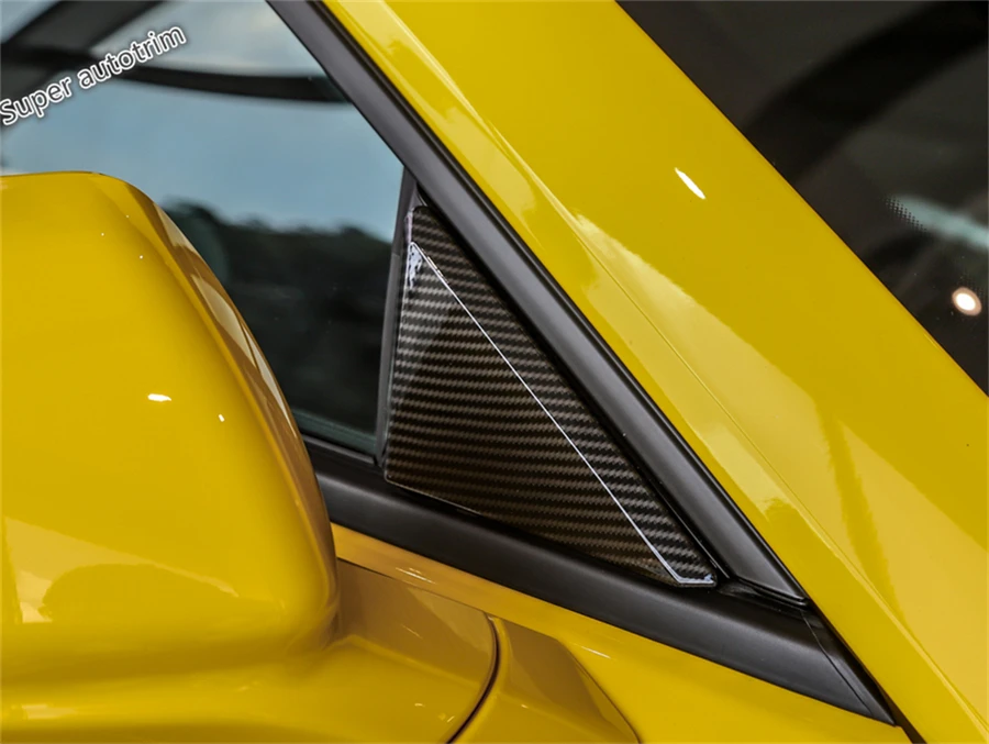 

Lapetus 3 Color For Chevrolet Camaro 2016 2017 2018 ABS Outside Window Pillar A Front Door Triangle Cover Trim 2PCS