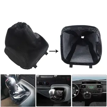 

Black PU Gear Knob Shift Lver Cover for Ford Transit Van MK7 for Modification Decoration Car Accessories