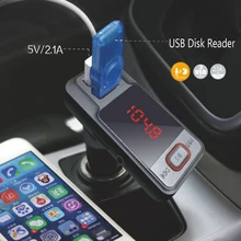 Kwokker BT719S автомобиля Bluetooth Handsfree fm-передатчик автомобиля MP3 плеер автомобиля bluetooth fm автомобильное зарядное устройство с двумя USB/TF карта/AUX