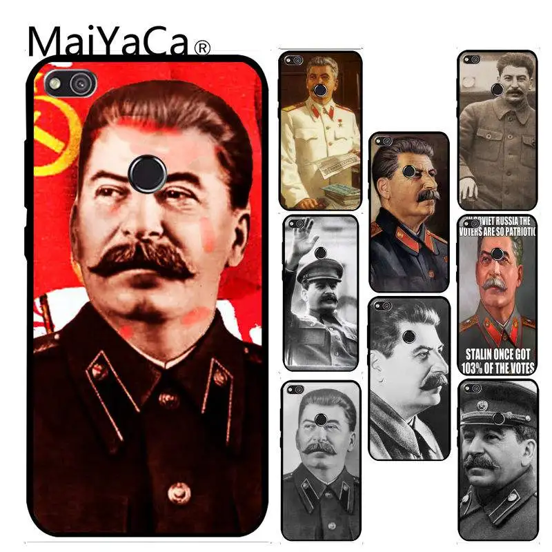 MaiYaCa Stalin Soviet Union New Personalized Classic Abstract Print Phone Accessories For Huawei P6 P7 P8 P9 P10 Cellphones
