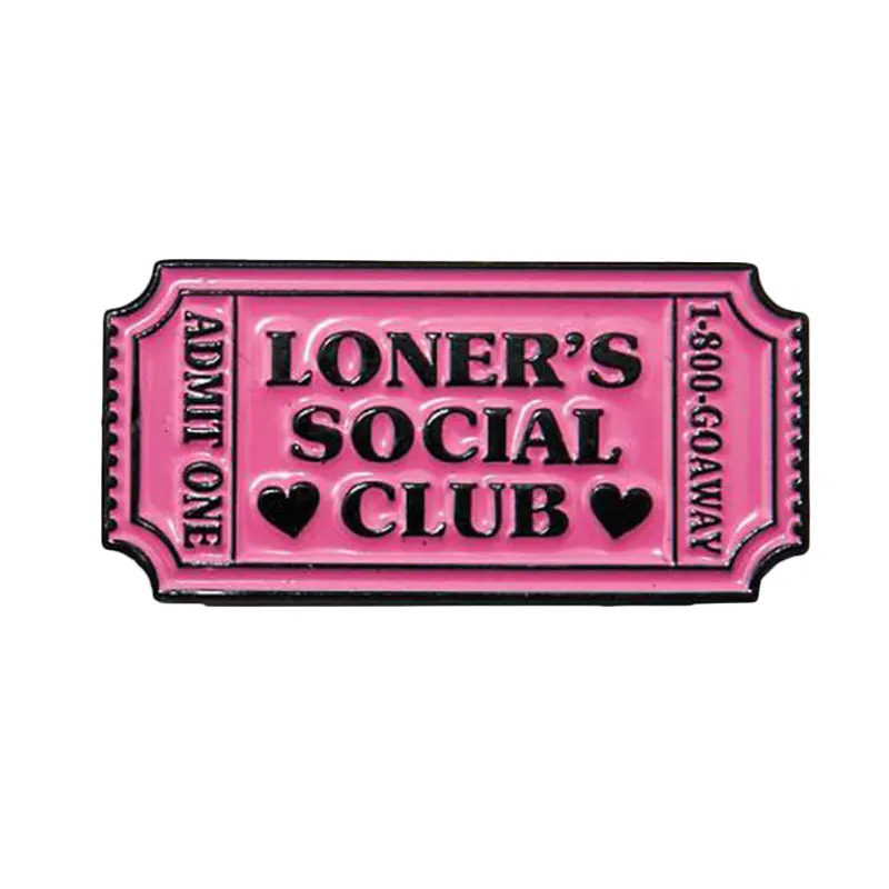 

Loner's Social Club Enamel Pin