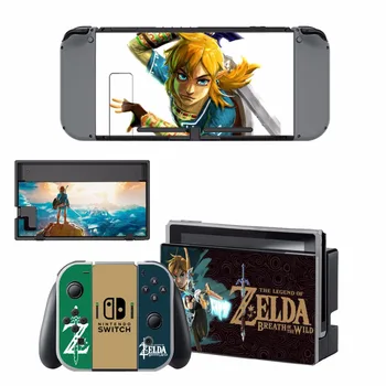 

new The Legend of Zelda vinyl Decal Skin Sticker For Nintend Switch NS NX Console & Joy-con