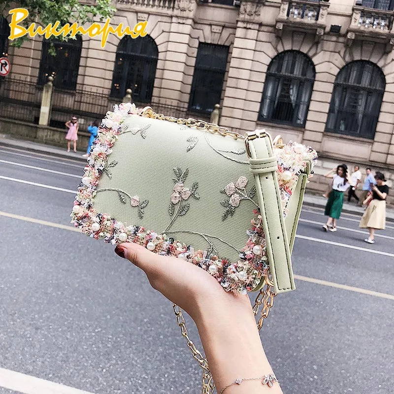

2019 new summer small square bag PU wild Messenger chain shoulder bag fashion simple multi-function commute briefcase Handbag.