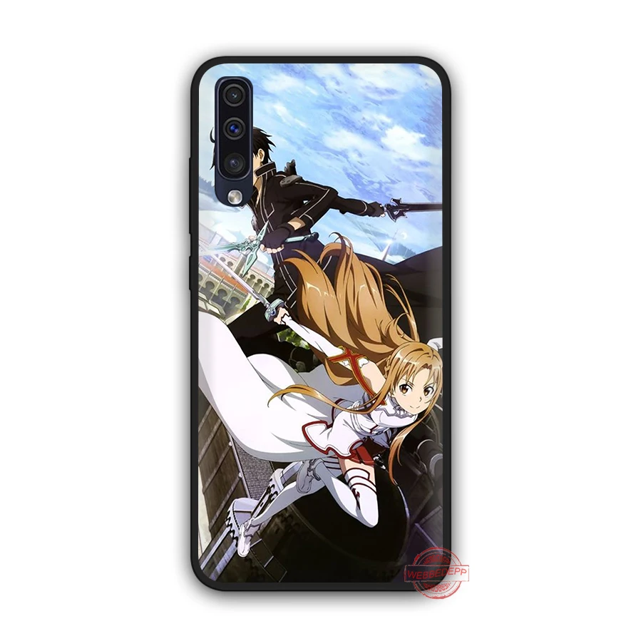 WEBBEDEPP анимэ Sword Art Online(SAO), мягкий чехол для телефона для samsung A50s A40s A30s A20s A10s A60 A70 M10 M20 M30 M40 чехол s - Цвет: 9