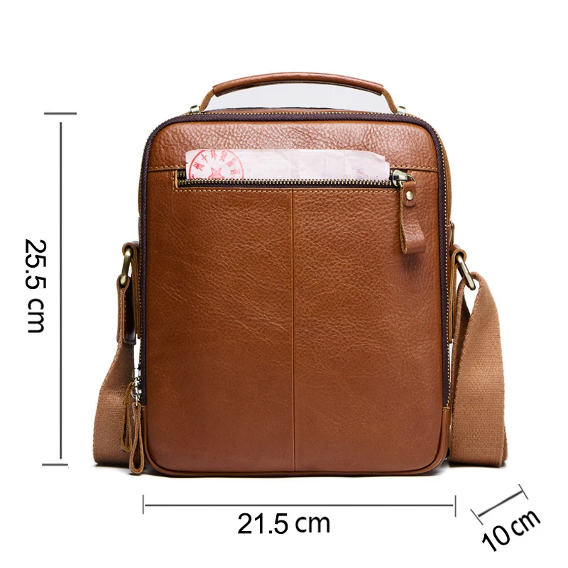 CONTACT'S عارضة الرجال حقيبة ساع جلد طبيعي حقائب كتف ل رجل العلامة التجارية الفاخرة الذكور crossbody حقيبة الأزياء ل ipad