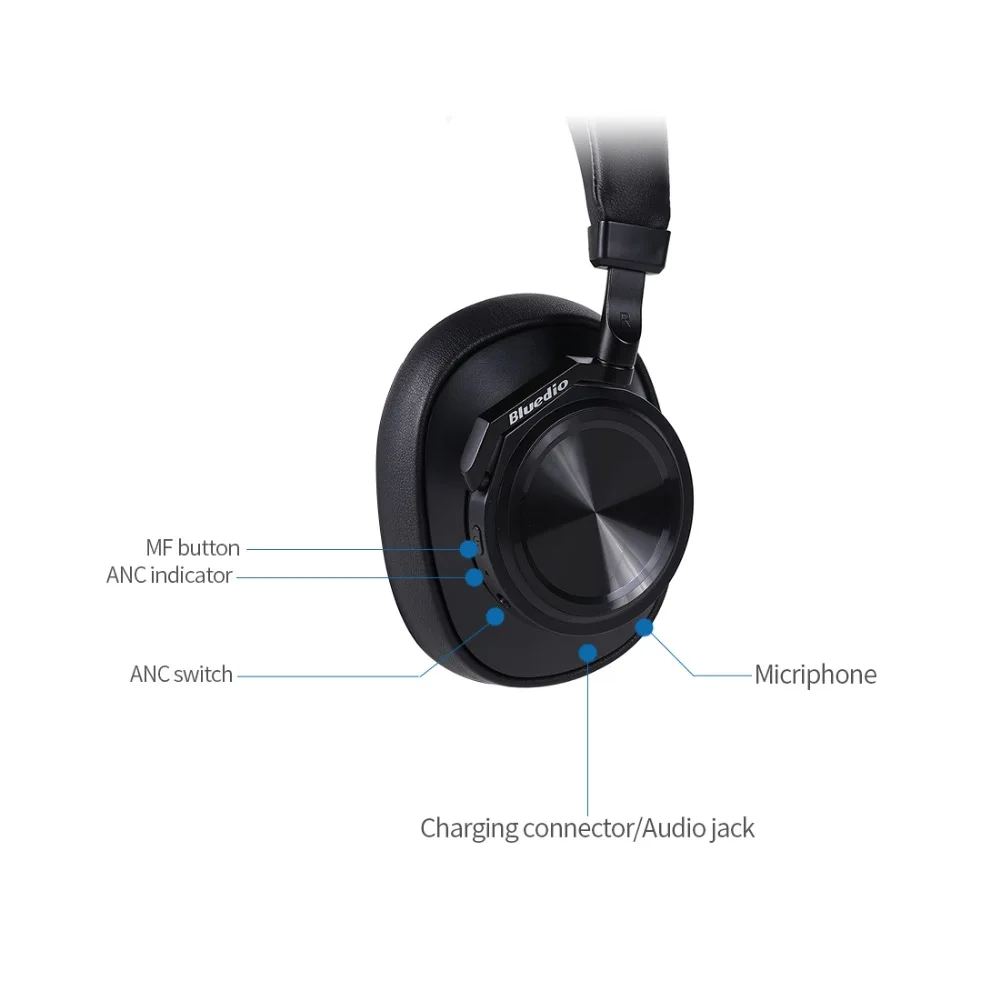 Bluedio T6 активные наушники с шумоподавлением Беспроводная bluetooth гарнитура