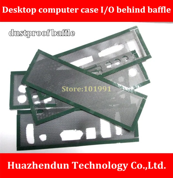 

Free Shipping 10PCS/LOT dustproof baffle Desktop Computer Chassis Motherboard I/O behind baffle Dissipate heat