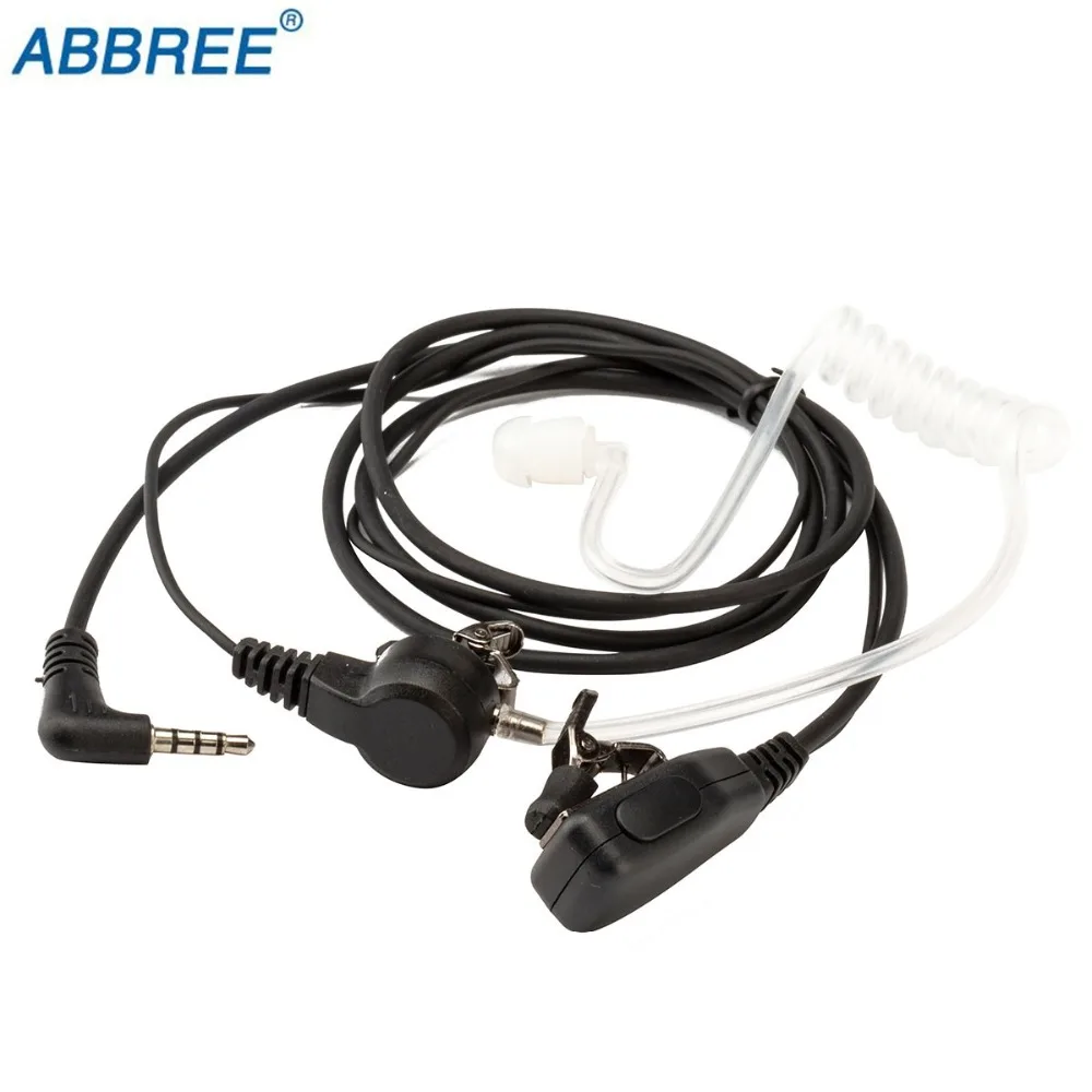 Abbree PTT Mic Air Acoustic Tube In ear портативная рация с наушниками для Xiaomi Mijia 1S Smart Ham