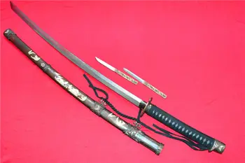 

Chinese Sharpen Red/Army DaDao Broadsword Machete 1090High Carbon Steel Blade