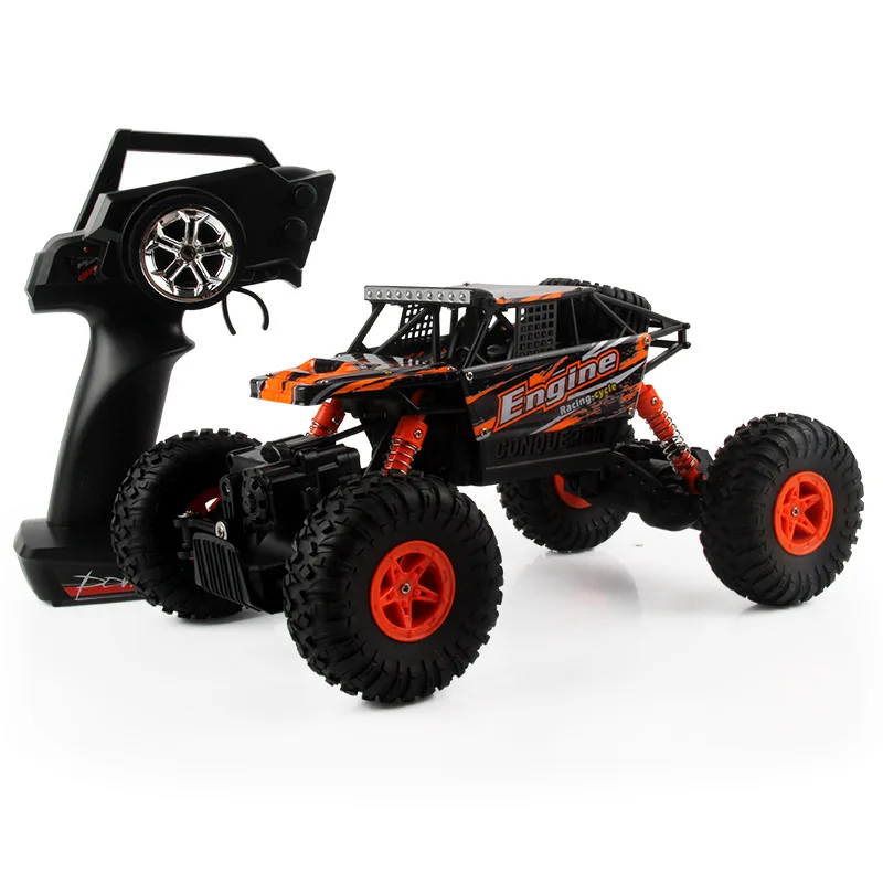 2017 NEW High Quality 1/18 Full scale Rc Car 2.4Gh 4WD Off Road Buggy Climbing electric monster
