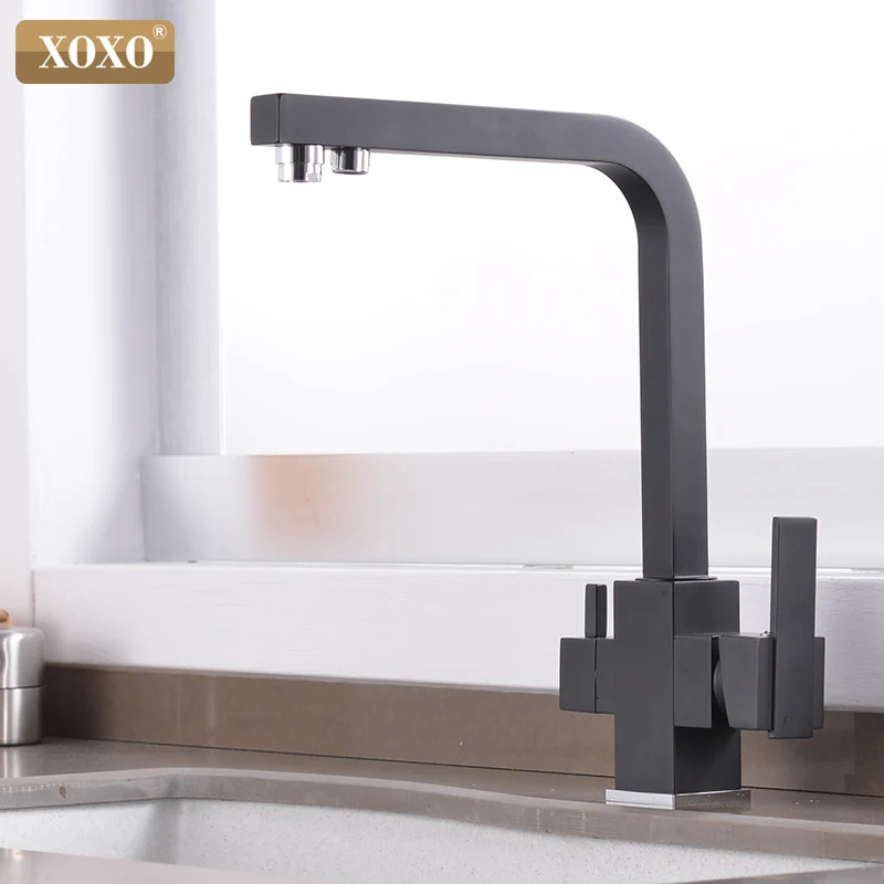  XOXO Filter Kitchen Faucet Drinking Water Cold and Hot Single Hole Chrome Filter Kitchen Sinks Deck - 32919980986