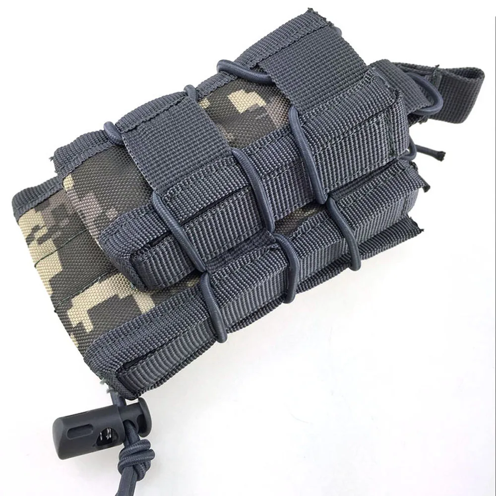 Двойной тактический Чехол MOLLE аксессуар поясная сумка страйкбол маг сумка Открытый Военная армейская нейлоновая сумка
