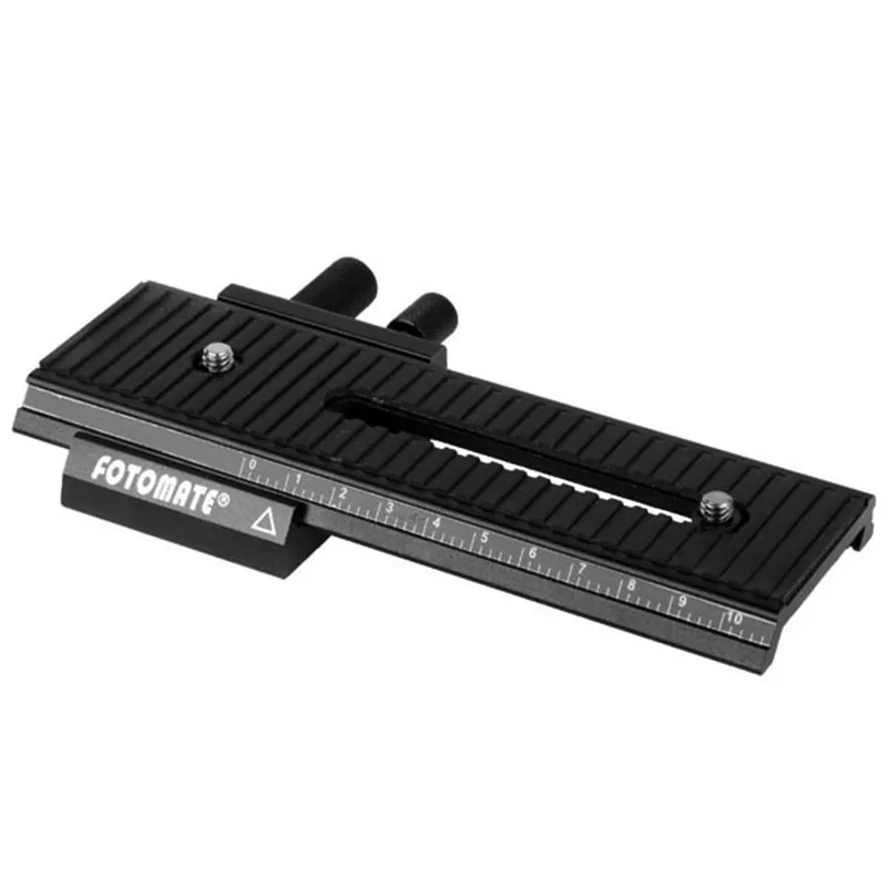 2 Way FOTOMATE LP-01 Macro Focusing Rail Slider for Can&n Nik&n S&ny Pentax DSLR 1/4