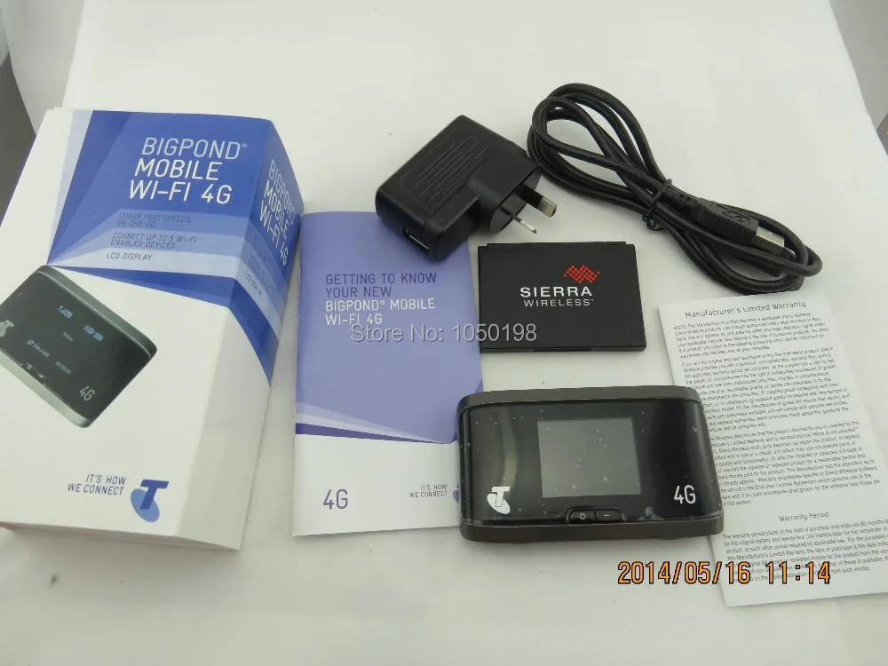 

Unlocked AirCard 760S Sierra Wireless Router Mobile Hotspot 4G LTE Telstra Logo