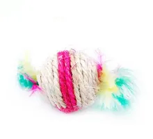 Big Sisal Ball Cat Scratch Ball Dog Cat Toys Pet Balls Products Diameter 5CM