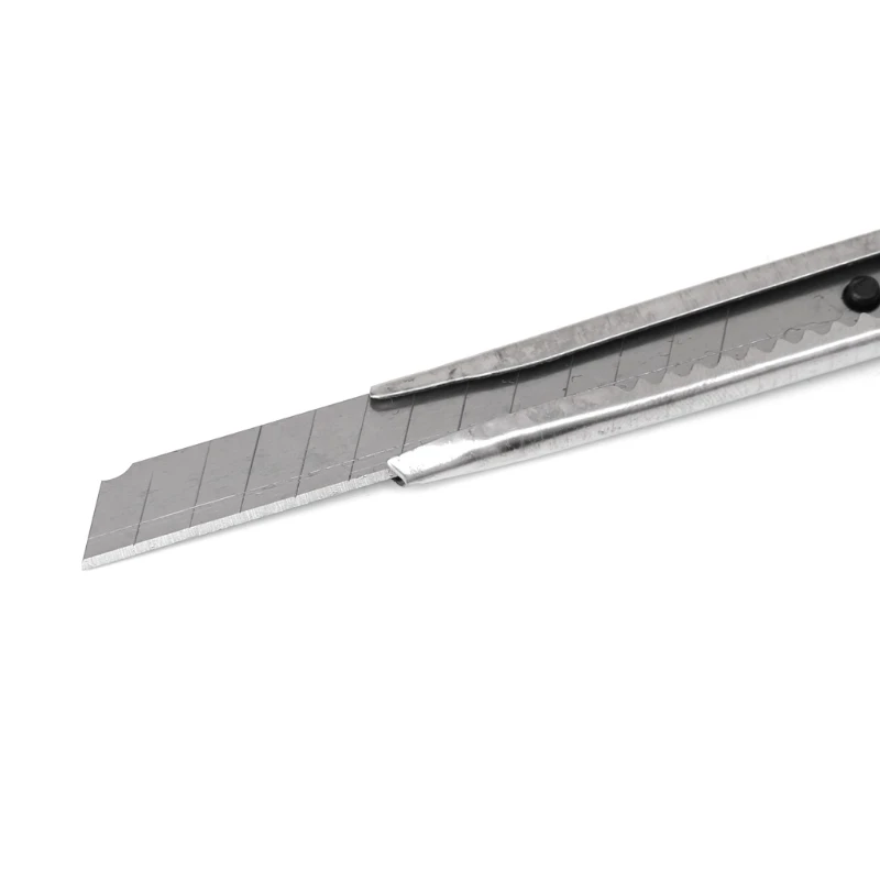 Универсальный нож, тонкий клинок, выдвижное лезвие из нержавеющей стали из серебра, инструмент