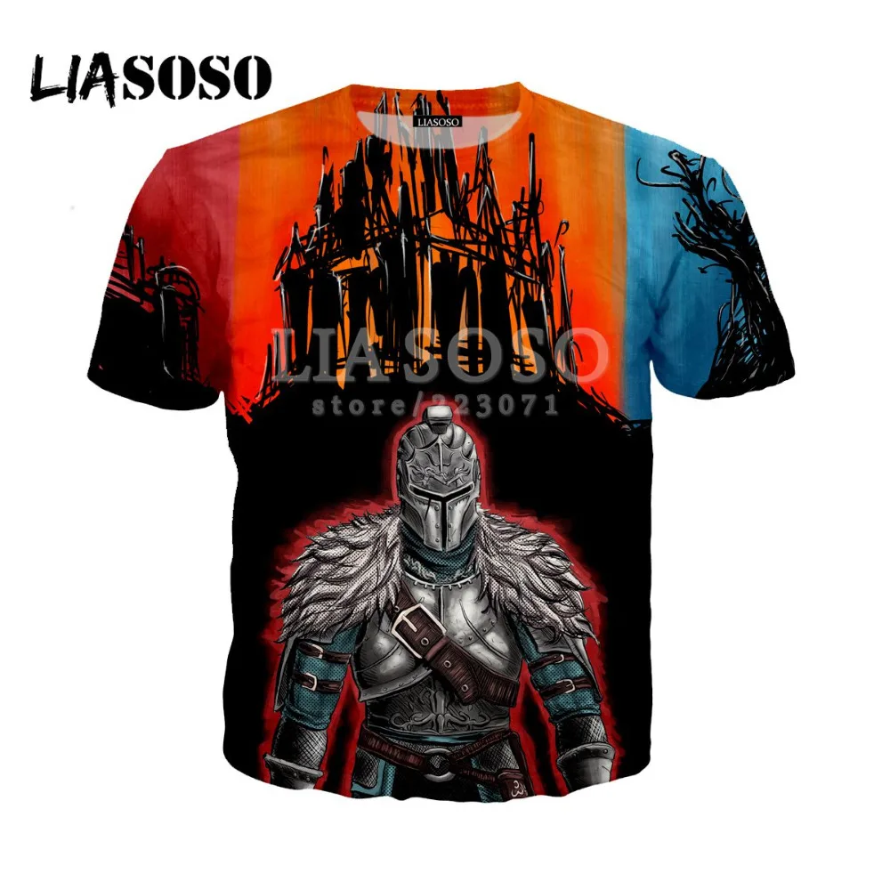 LIASOSO Новинка лета 2019 Мужская и Женская толстовка с 3D принтом футболка
