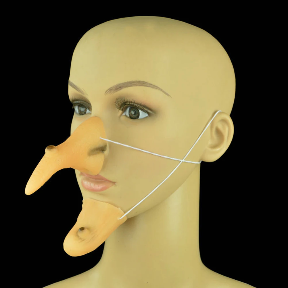 JETTING Halloween Funny Witch Long Nose Party Dress Up Cosplay Simulation Nose Chin